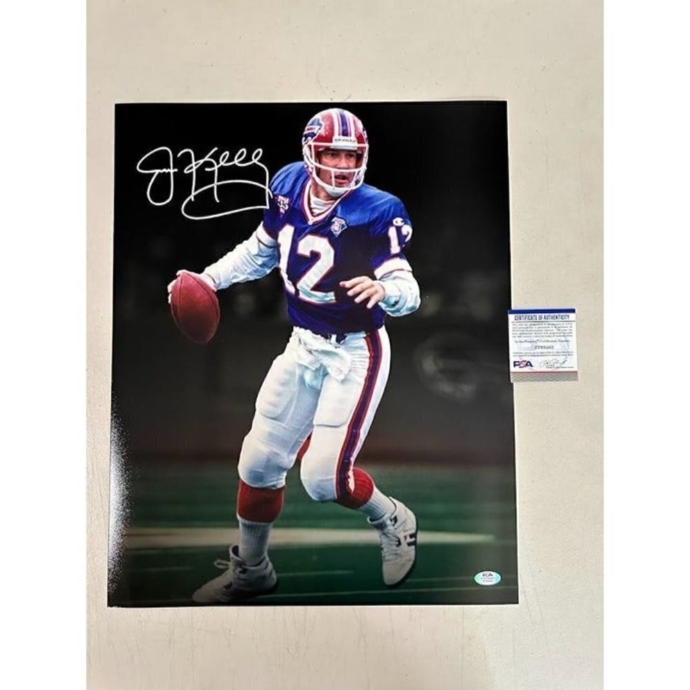 Jim Kelly signed autographed Buffalo Bills 16x20 Spotlight photo PSA/DNA